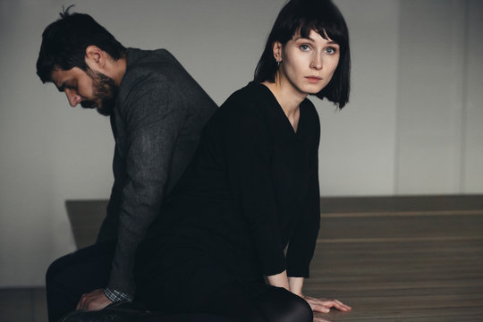 Sad couple