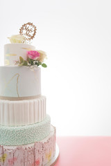 Wedding cake isolated