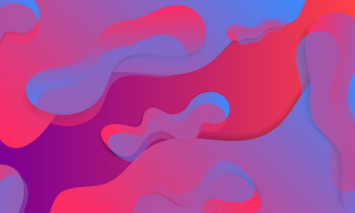abstract liquid element mark gradient. colorful beautiful background design. vector illustration eps10