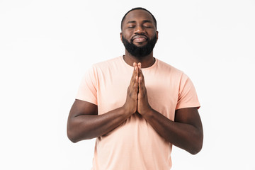 Portrait of a worried african man