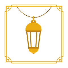 ramadan kareem lantern hanging icon