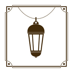 ramadan kareem lantern hanging icon