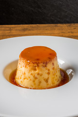 手作りプリン　Very delicious homemade custard pudding