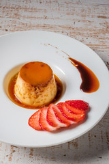 手作りプリン　Very delicious homemade custard pudding