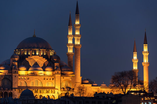 Big mosque in Istanbul