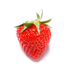 Strawberry isolated on white background. Clipping Path