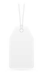 tags label price empty template for the sale of clothing and your design stock vector illustration