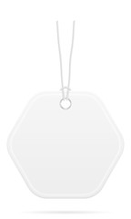 tags label price empty template for the sale of clothing and your design stock vector illustration