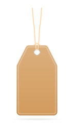 tags label price empty template for the sale of clothing and your design stock vector illustration