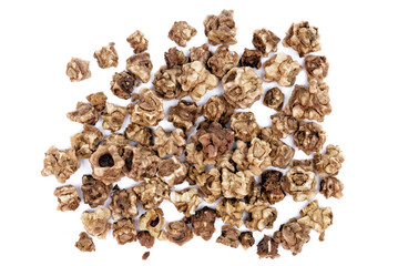 Beet seeds isolated on a white background.