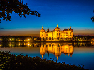 Schloss Moritzburg bei Nacht 3