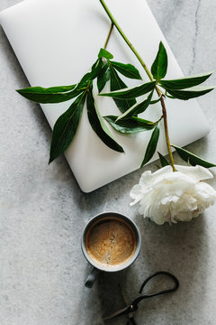 Minimalist Workspace at Home