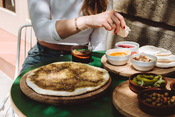 Middle eastern traditional dishes