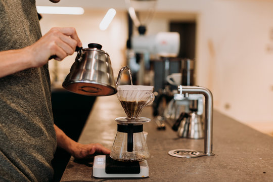 Portraits of workers from coffee bar.