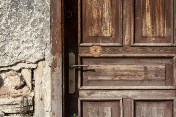 Old and paint spilled door texture