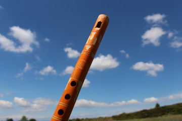 flute en bois indienne