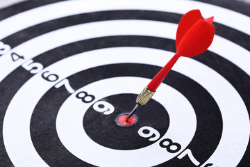 Background of dartboard with darts