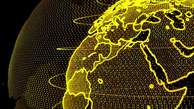 Holograma del planeta tierra