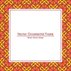 Vector Ornamental Decorative Frame