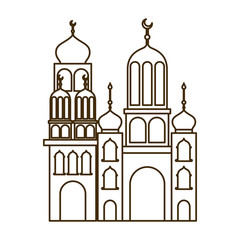 ramadan kareem mosque building icon