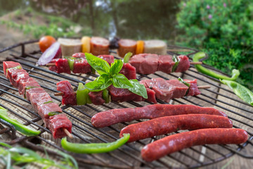 Grill barbecue food