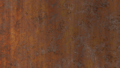 surface of rusty metal plate