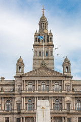 Fototapeta na wymiar Glasgow City Council George Square Glasgow Scotland