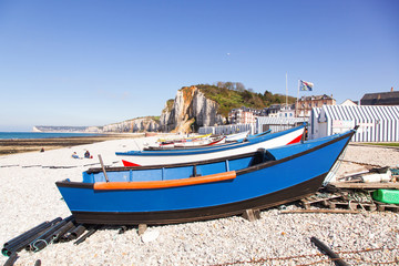 fishing Boats on the Beach  Yport  Upper Normandy