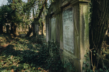 old jewish tombstones