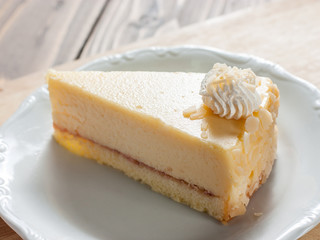 piece of delicious vanilla cake, A piece of Vanilla Cake