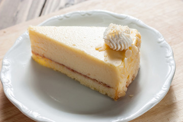 piece of delicious vanilla cake, A piece of Vanilla Cake