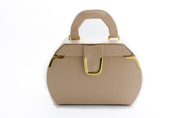 Leather box for cosmetic or jewelery