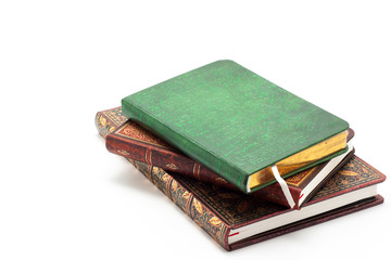 Old book isolate on white background