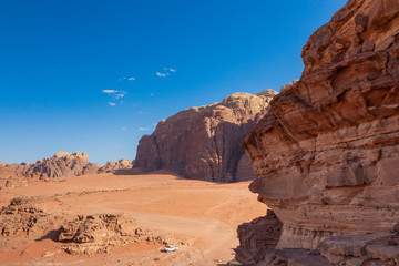 Wadi Rum Red Desert, Jordan, Middle East.