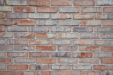 Texture of the brick wall
