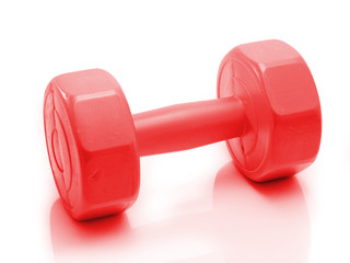 Dumbbell isolate on white background