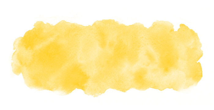 Chrome, amber yellow watercolor rectangle background, frame. Long, elongated watercolour shape with stains. Painted template for banners. Hand drawn abstract aquarelle fill, texture. Rounded edge. © Elena Panevkina