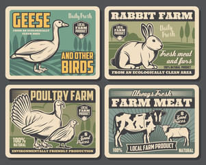 Farm dairy and cattle meat or fowl production