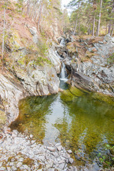 Landscape at Falls of Bruar Perth and Kinross Scotland Great Britain