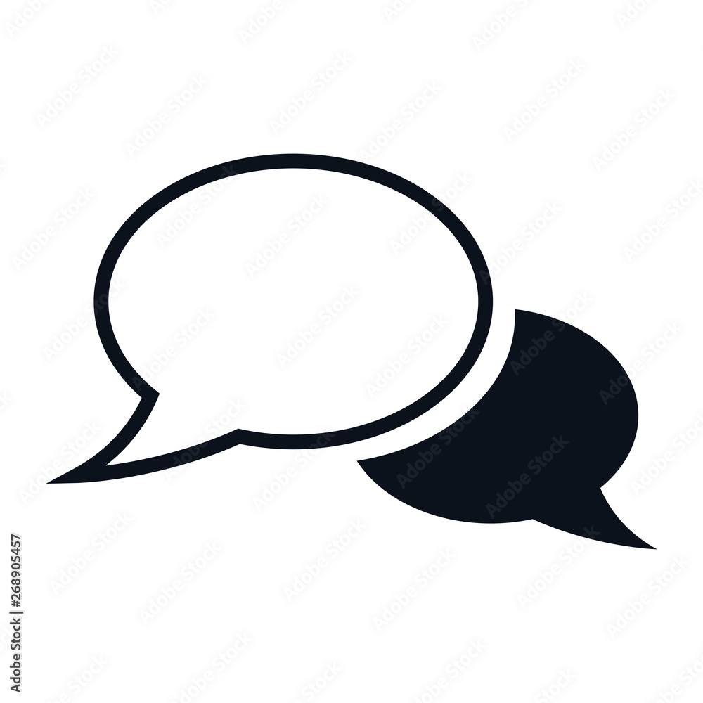 Poster speech bubble icon isolated on white background. speech bubble icon in trendy design style. speech b