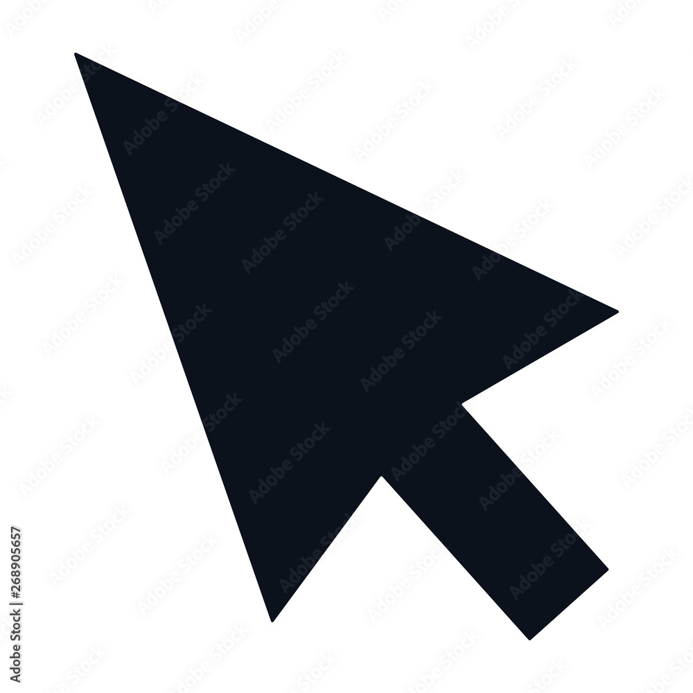 Poster cursor icon isolated on white background. cursor icon in trendy design style. cursor vector icon mod