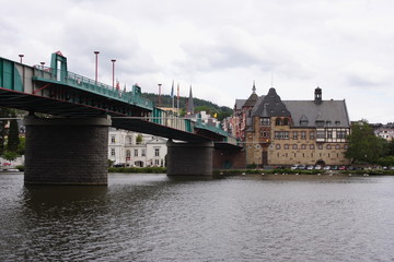 Fototapeta premium Postamt an der Mosel