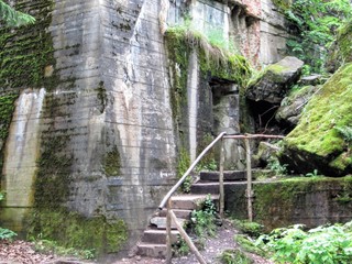 Wolf's Lair (Wolfsschanze, Wolfschanze, Wilczy Szaniec) - Adolf Hitler's first military headquarters in World War II, Gierloz near Ketrzyn, Poland. The largest object, Hitler's reinforced bunker