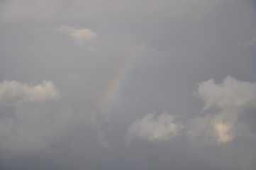 The beautiful landscape blue sky with clouds
