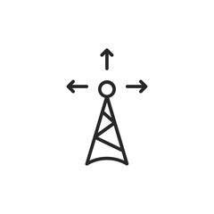 Antenna vector icon