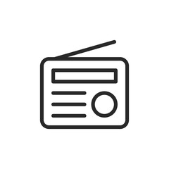 Radio vector icon