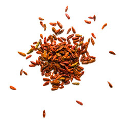 Obraz premium Red Chili Pepper Isolated On White Background 