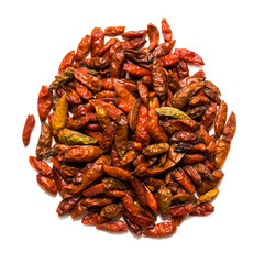 Red Chili Pepper Isolated On White Background 