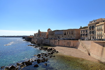 Fototapeta na wymiar Isola di Ortigia - Siracusa