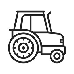 Tractor vector icon